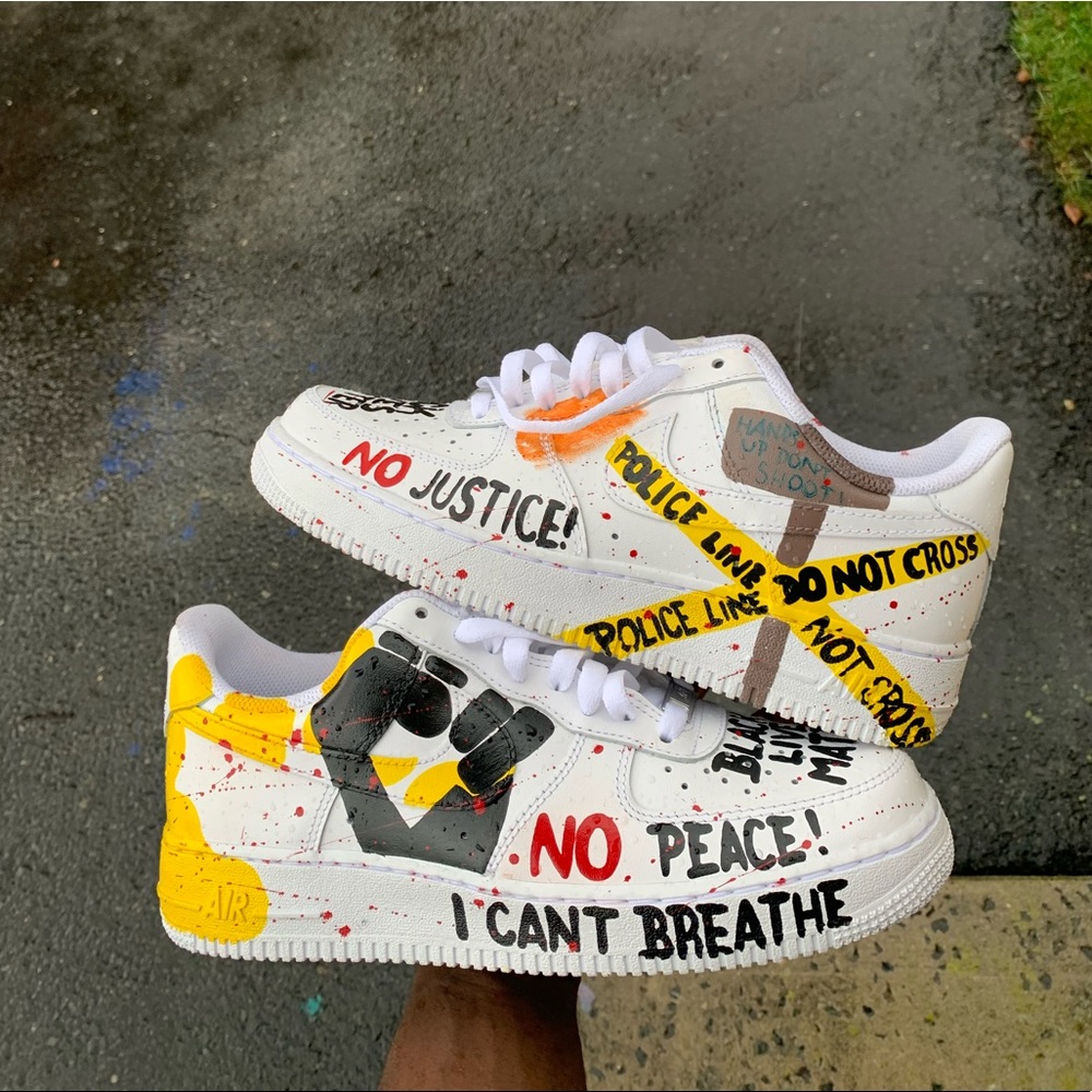Custom Black Lives Matter Air Force 1 Low Top